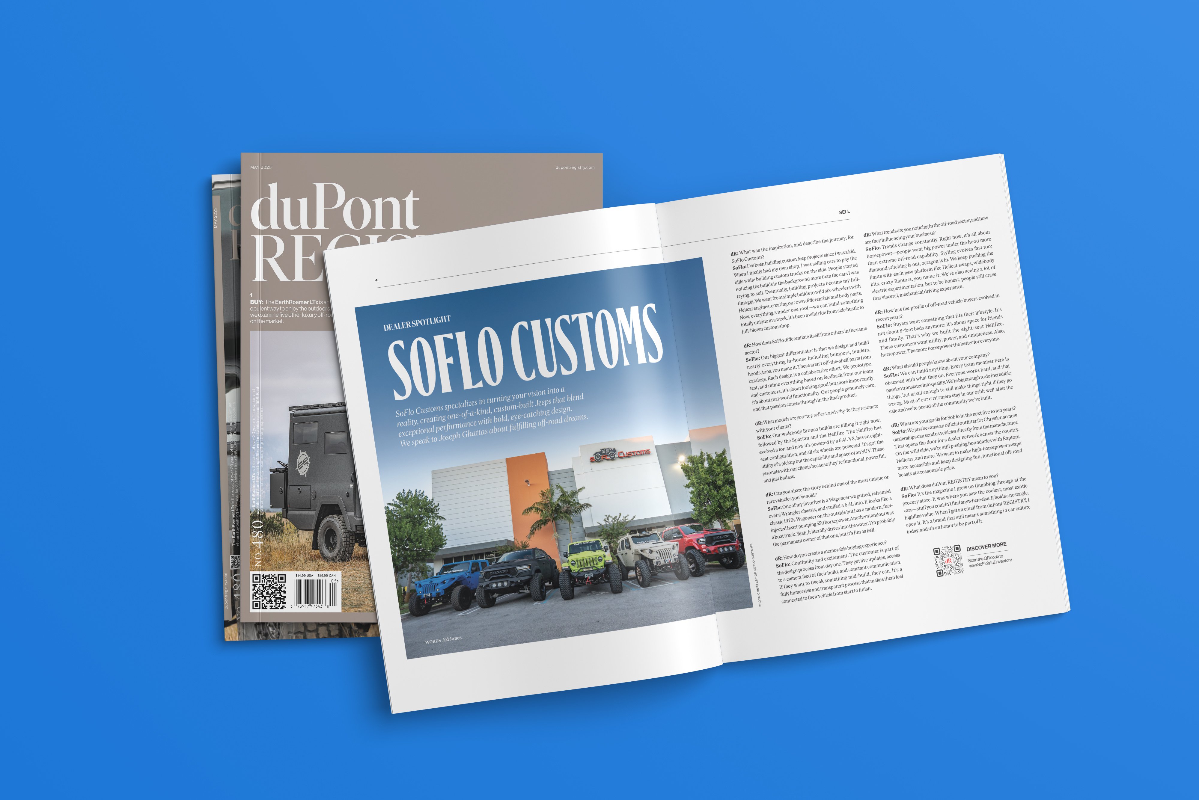 duPont REGISTRY Print Advertising Dealer Spread